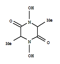 2,5-Piperazinedione,1,4-dihydroxy-3,6-dimethyl-(9ci) Structure,83727-16-6Structure