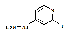 2-Fluoro-4-hydrazinylpyridine Structure,837364-87-1Structure