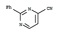 4-Pyrimidinecarbonitrile,2-phenyl-(9ci) Structure,83858-04-2Structure