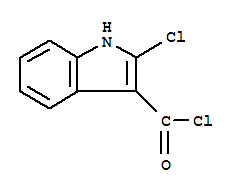 1H-indole-3-carbonyl chloride, 2-chloro-(9ci) Structure,83894-17-1Structure