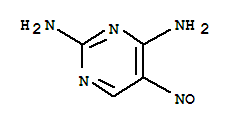 2,4-Pyrimidinediamine, 5-nitroso-(9ci) Structure,83961-89-1Structure