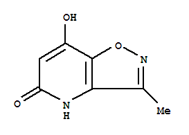 Isoxazolo[4,5-b]pyridin-5(4h)-one, 7-hydroxy-3-methyl-(9ci) Structure,83988-34-5Structure