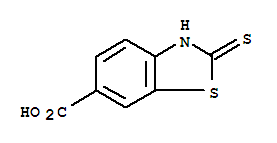 6-Benzothiazolecarboxylicacid,2,3-dihydro-2-thioxo-(9ci) Structure,84092-99-9Structure