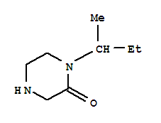 Piperazinone,1-(1-methylpropyl)-(9ci) Structure,841274-02-0Structure