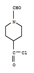 1-Formyl-piperidine-4-carbonyl chloride Structure,84163-43-9Structure