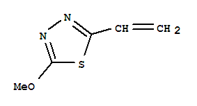 1,3,4-Thiadiazole, 2-ethenyl-5-methoxy- Structure,84353-06-0Structure