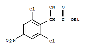 Ethyl 2,6-dichloro-alpha-cyano-4-nitro-benzeneacetate Structure,845739-58-4Structure