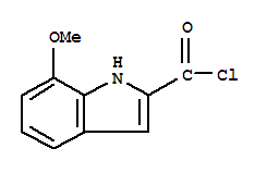 1H-indole-2-carbonyl chloride, 7-methoxy-(9ci) Structure,84638-87-9Structure