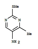 5-Pyrimidinamine,4-methyl-2-(methylthio)- Structure,847139-63-3Structure