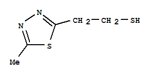 1,3,4-Thiadiazole-2-ethanethiol ,5-methyl- Structure,847155-19-5Structure