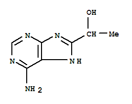 1H-purine-8-methanol ,6-amino--alpha--methyl-(9ci) Structure,847978-03-4Structure