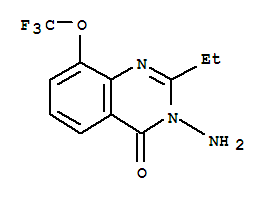 4(3H)-quinazolinone,3-amino-2-ethyl-8-(trifluoromethoxy)- Structure,848027-65-6Structure