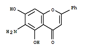 4H-1-benzopyran-4-one,6-amino-5,7-dihydroxy-2-phenyl-(9ci) Structure,848470-36-0Structure