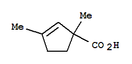 2-Cyclopentene-1-carboxylic acid, 1,3-dimethyl-(9ci) Structure,84884-04-8Structure