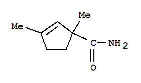 2-Cyclopentene-1-carboxamide,1,3-dimethyl-(9ci) Structure,84884-06-0Structure