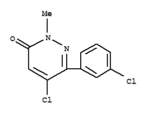 5-Chloro-6-(3-chlorophenyl)-2-methylpyridazin-3(2H)-one Structure,849021-00-7Structure