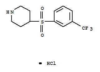 4-{[3-(Trifluoromethyl)phenyl]sulfonyl}-piperidine hydrochloride Structure,849035-98-9Structure