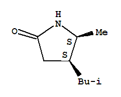 2-Pyrrolidinone, 5-methyl-4-(2-methylpropyl)-, (4s,5s)-rel- Structure,850080-17-0Structure