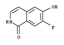 1(2H)-isoquinolinone,7-fluoro-6-hydroxy- Structure,850340-95-3Structure