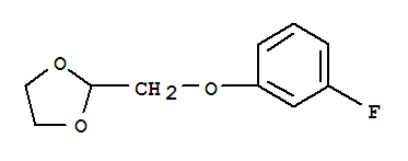 2-(3-Fluoro-phenoxymethyl)-[1,3]dioxolane Structure,850348-80-0Structure