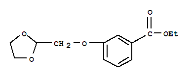 Ethyl-3-([1,3]dioxolan-2-ylmethoxy)-benzoate Structure,850348-88-8Structure