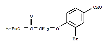 (2-Bromo-4-formyl-phenoxy)-acetic acid tert-butyl ester Structure,850349-12-1Structure