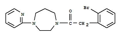 2-(2-Bromo-phenyl)-1-(4-pyridin-2-yl-[1,4]diazepan-1-yl)-ethanone Structure,850349-16-5Structure