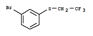 1-Bromo-3-(2,2,2-trifluoro-ethylsulfanyl)-benzene Structure,850349-30-3Structure