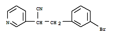 3-(3-Bromo-phenyl)-2-pyridin-3-yl-propionitrile Structure,850349-66-5Structure