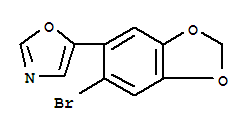 5-(6-Bromobenzo[d][1,3]dioxol-5-yl)oxazole Structure,850349-74-5Structure