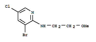 3-Bromo-5-chloro-n-(2-methoxyethyl)pyridin-2-amine Structure,850349-94-9Structure