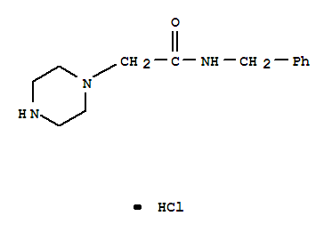 Piperazino-acetic acid-benzylamide hydrochloride Structure,850415-38-2Structure