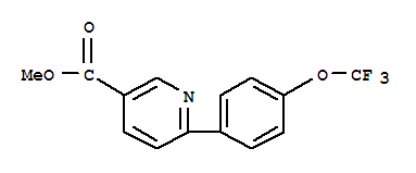 6-(4-(Trifluoromethoxy)phenyl)nicotinicacid Structure,851266-73-4Structure