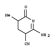 3-Pyridinecarbonitrile,2-amino-3,4,5,6-tetrahydro-5-methyl-6-oxo- Structure,851322-21-9Structure