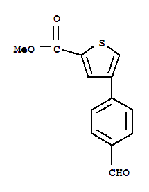 4-(2-Carboxythiophen-3-yl)benzaldehyde Structure,851340-17-5Structure