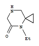 4,7-Diazaspiro[2.5]octan-5-one, 4-ethyl- Structure,851726-87-9Structure