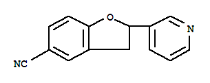 2-(Pyridin-3-yl)-2,3-dihydrobenzofuran-5-carbonitrile Structure,851777-36-1Structure