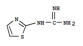 Guanidine, n-2-thiazolyl- Structure,85179-46-0Structure