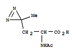 -Alpha--(acetylamino)-3-methyl-3h-diazirine-3-propanoic acid Structure,851960-88-8Structure