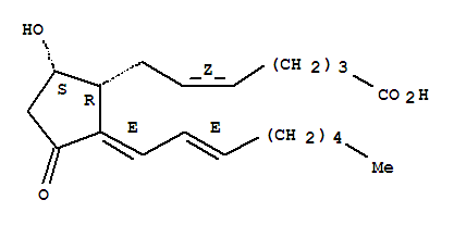 (5Z,9alpha,12e,14e)-9-hydroxy-11-oxoprosta-5,12,14-trien-1-oic acid Structure,85235-11-6Structure