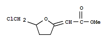 Methyl (5-chloromethyl-dihydrofuran-2-ylidene)acetate Structure,852379-58-9Structure