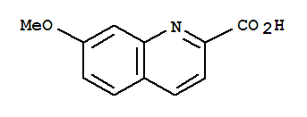 7-Methoxy-2-quinolinecarboxylic acid Structure,852402-71-2Structure