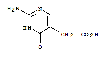 (2-Amino-6-oxo-1,6-dihydro-pyrimidin-5-yl)-acetic acid Structure,85301-38-8Structure