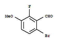 6-Bromo-2-fluoro-3-methoxybenzaldehyde Structure,853792-27-5Structure