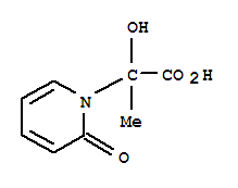 1(2H)-pyridineacetic acid,-alpha--hydroxy--alpha--methyl-2-oxo- Structure,853992-49-1Structure