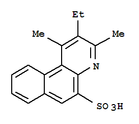 Benzo[f]quinoline-5-sulfonic acid,2-ethyl-1,3-dimethyl- Structure,854048-09-2Structure