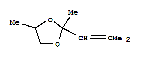 1,3-Dioxolane,2,4-dimethyl-2-(2-methylpropenyl)-(4ci) Structure,854387-17-0Structure