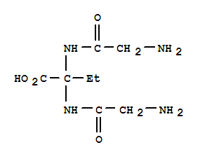 Butanoic acid,2,2-bis[(aminoacetyl)amino]-(9ci) Structure,854585-91-4Structure