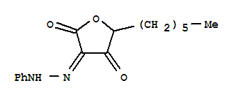 2,3,4(5H)-furantrione,5-hexyl-,3-phenylhydrazone (5ci) Structure,854703-08-5Structure