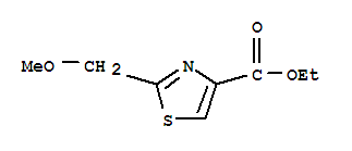 4-Thiazolecarboxylicacid,2-(methoxymethyl)-,ethylester(9ci) Structure,854754-20-4Structure